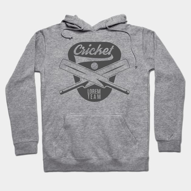 Cricket Lorem Team Hoodie by busines_night